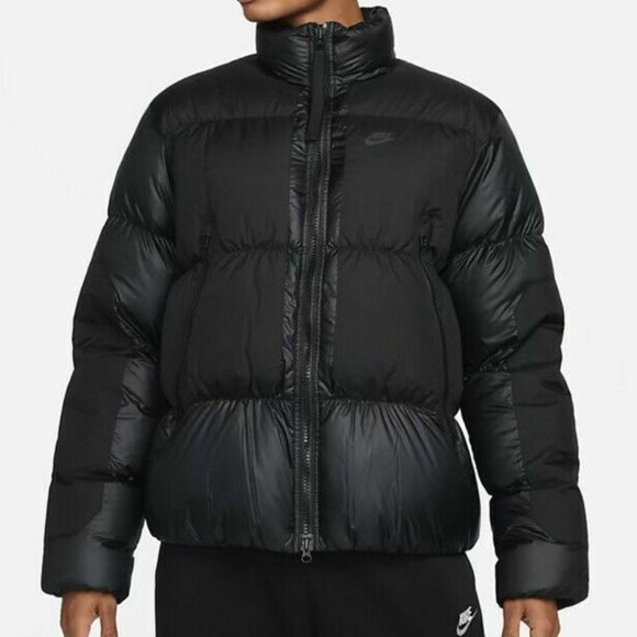 Nike Men's Sportswear Therma-Fit Repel Black Puffer Jacket DD6978-010